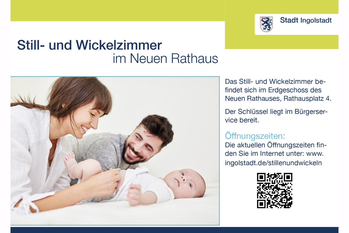 Still- und Wickelzimmer im Neuen Rathaus